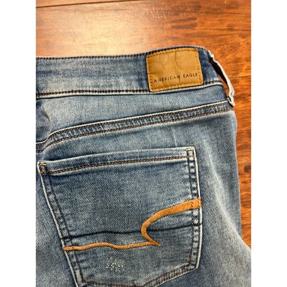 American Eagle Super Stretch Jegging Women's Size 4 Light faded wash jeans - Picture 5 of 10